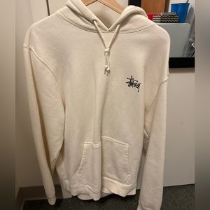 Stussy cream hoodie